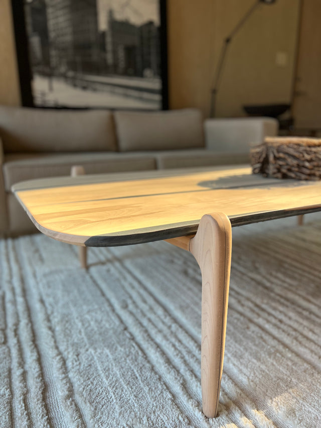 Spalted Maple & Black Epoxy Coffee Table
